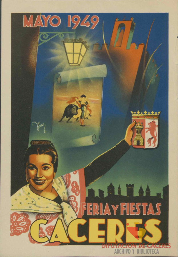 Plakat für ein mexikanisches Festival, das eine Frau mit einem menschlichen Gesicht und Text zeigt, der Festival-Informationen enthält.